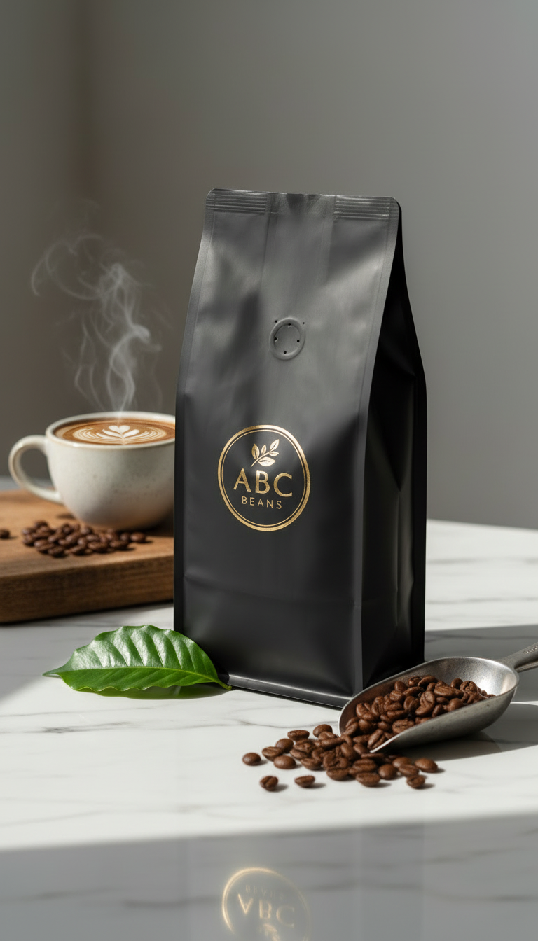 coffee-related, visually appealing photograph for a product info section